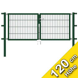 Doppelstabmattentore zweiflügelig 868 Höhe 120cm