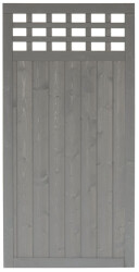 Zaunserie "Fehmarn" Grundelement (180 x 180 cm) kirschbaum