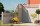 Zaunserie "Husum" Anschlusselement, links (90 x 180/90 cn) kirschbaum