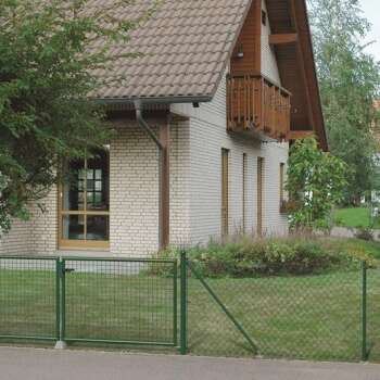 Maschendrahtzaun-Set mit Bodenhülsen -Höhe 80cm, Länge 100m-