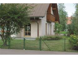 Maschendrahtzaun-Set mit Bodenhülsen -Höhe 80cm, Länge 100m-