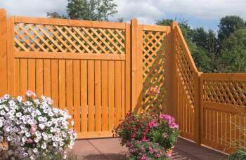 Zaunserie "Sylt" Zwischenstück (60 x 180 cm) Dougl. geölt