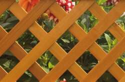 Zaunserie "Sylt" Anschlusselement, rechts (90 x 180/100 cm) weiß