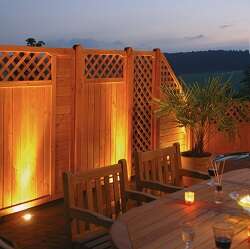 Zaunserie "Mainau" Zaunfeld (180 x 95 cm) tabak