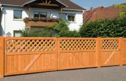 Zaunserie "Mainau" Zaunfeld (180 x 95 cm) tabak