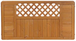 Zaunserie "Mainau" Zaunfeld (180 x 95 cm) tabak