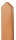 Holz-Pfosten Rundkopf 190cm weiß