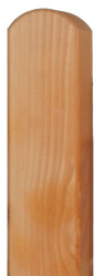 Holz-Pfosten Spitzkopf 100cm honig