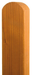 Holz-Pfosten Spitzkopf 100cm kirschbaum