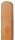 Holz-Pfosten Spitzkopf 100cm kirschbaum