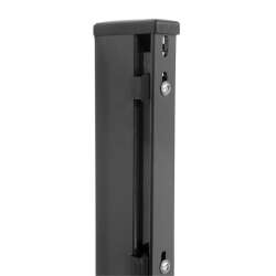 Komplettpaket Doppelstabmatte 8/6/8 Pfosten mit Flacheisen Höhe 143cm