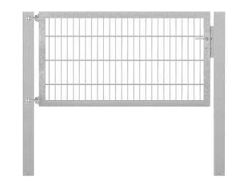 Doppelstabmatten-Einzeltor-Flexo, 8/6/8, feuerverzinkt, Breite 150 x Höhe 80cm
