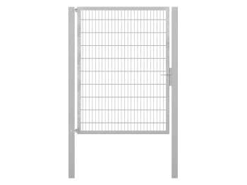 Doppelstabmatten-Einzeltor-Flexo, 8/6/8, feuerverzinkt, Breite 150 x Höhe 200cm