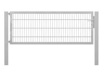 Doppelstabmatten-Einzeltor-Flexo, 8/6/8, feuerverzinkt, Breite 200 x Höhe 80cm