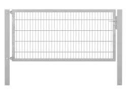 Doppelstabmatten-Einzeltor-Flexo, 8/6/8, feuerverzinkt, Breite 200 x Höhe 100cm