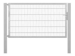 Doppelstabmatten-Einzeltor-Flexo, 8/6/8, feuerverzinkt, Breite 200 x Höhe 120cm