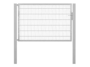 Doppelstabmatten-Einzeltor-Flexo, 8/6/8, feuerverzinkt, Breite 200 x Höhe 140cm