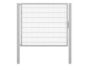 Doppelstabmatten-Einzeltor-Flexo, 8/6/8, feuerverzinkt, Breite 200 x Höhe 160cm