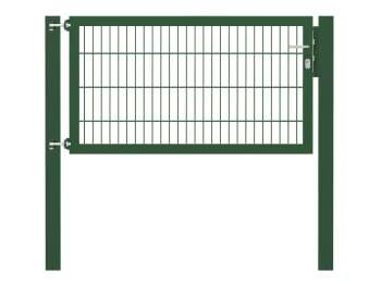 Doppelstabmatten-Einzeltor-Flexo, 8/6/8, grün, Breite 150 x Höhe 80cm