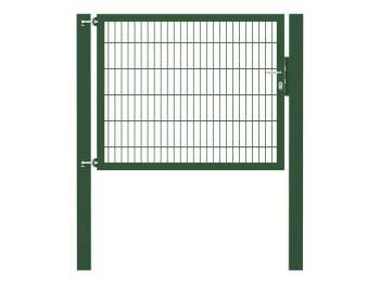 Doppelstabmatten-Einzeltor-Flexo, 8/6/8, grün, Breite 150 x Höhe 120cm
