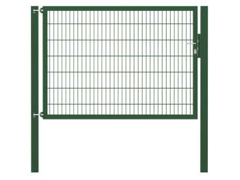 Doppelstabmatten-Einzeltor-Flexo, 8/6/8, grün, Breite 200 x Höhe 140cm