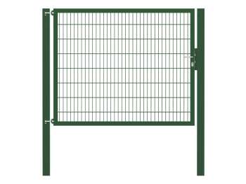 Doppelstabmatten-Einzeltor-Flexo, 8/6/8, grün, Breite 200 x Höhe 160cm