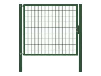 Doppelstabmatten-Einzeltor-Flexo, 8/6/8, grün, Breite 200 x Höhe 180cm