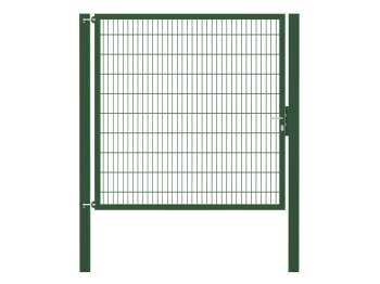 Doppelstabmatten-Einzeltor-Flexo, 8/6/8, grün, Breite 200 x Höhe 200cm