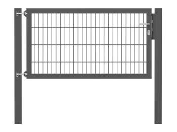 Doppelstabmatten-Einzeltor-Flexo, 8/6/8, anthrazit, Breite 150 x Höhe 80cm