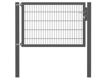 Doppelstabmatten-Einzeltor-Flexo, 8/6/8, anthrazit, Breite 150 x Höhe 100cm