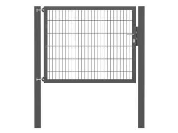 Doppelstabmatten-Einzeltor-Flexo, 8/6/8, anthrazit, Breite 150 x Höhe 120cm