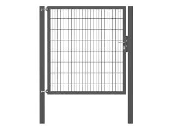 Doppelstabmatten-Einzeltor-Flexo, 8/6/8, anthrazit, Breite 150 x Höhe 160cm