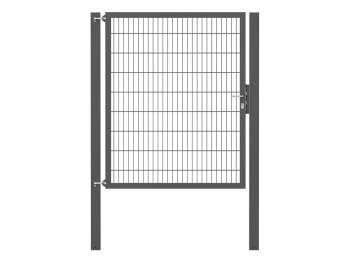 Doppelstabmatten-Einzeltor-Flexo, 8/6/8, anthrazit, Breite 150 x Höhe 180cm