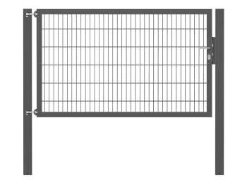 Doppelstabmatten-Einzeltor-Flexo, 8/6/8, anthrazit, Breite 200 x Höhe 120cm