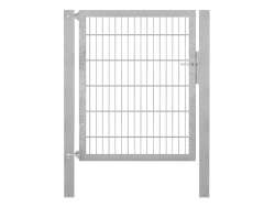 Doppelstabmatten-Einzeltor-Flexo, 8/6/8, feuerverzinkt, Breite 100 x Höhe 120cm