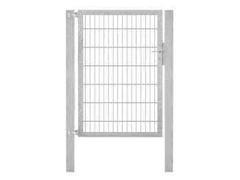 Doppelstabmatten-Einzeltor-Flexo, 8/6/8, feuerverzinkt, Breite 100 x Höhe 140cm
