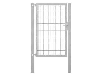 Doppelstabmatten-Einzeltor-Flexo, 8/6/8, feuerverzinkt, Breite 100 x Höhe 160cm