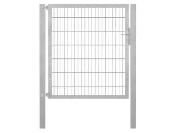 Doppelstabmatten-Einzeltor-Flexo, 8/6/8, feuerverzinkt, Breite 125 x Höhe 140cm