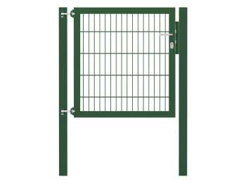 Doppelstabmatten-Einzeltor-Flexo, 8/6/8, grün, Breite 100 x Höhe 100cm