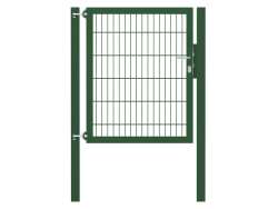 Doppelstabmatten-Einzeltor-Flexo, 8/6/8, gr&uuml;n, Breite 100 x H&ouml;he 120cm