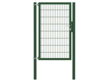 Doppelstabmatten-Einzeltor-Flexo, 8/6/8, grün, Breite 100 x Höhe 160cm