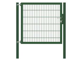 Doppelstabmatten-Einzeltor-Flexo, 8/6/8, grün, Breite 125 x Höhe 120cm