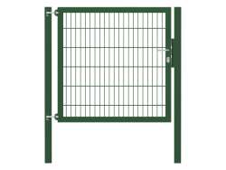 Doppelstabmatten-Einzeltor-Flexo, 8/6/8, gr&uuml;n, Breite 125 x H&ouml;he 120cm