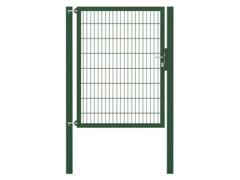 Doppelstabmatten-Einzeltor-Flexo, 8/6/8, grün, Breite 125 x Höhe 160cm