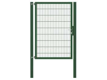 Doppelstabmatten-Einzeltor-Flexo, 8/6/8, grün, Breite 125 x Höhe 180cm