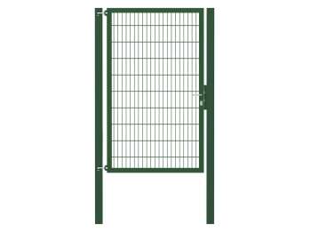Doppelstabmatten-Einzeltor-Flexo, 8/6/8, grün, Breite 125 x Höhe 200cm