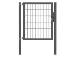 Doppelstabmatten-Einzeltor-Flexo, 8/6/8, anthrazit, Breite 100 x Höhe 120cm