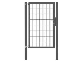Doppelstabmatten-Einzeltor-Flexo, 8/6/8, anthrazit, Breite 100 x Höhe 160cm