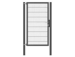 Doppelstabmatten-Einzeltor-Flexo, 8/6/8, anthrazit, Breite 100 x Höhe 180cm