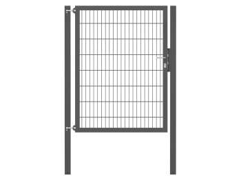 Doppelstabmatten-Einzeltor-Flexo, 8/6/8, anthrazit, Breite 125 x Höhe 160cm